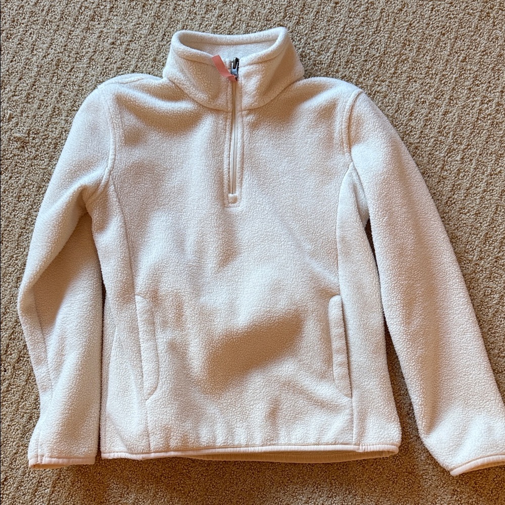 Amazon Essentials Kids White Fleece Jacket